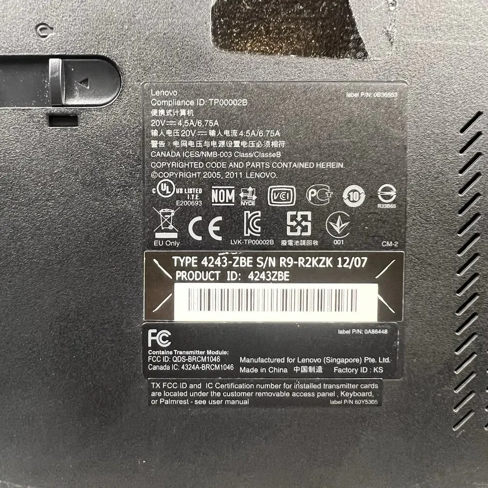 Lenovo ThinkPad T520 Intel i7-2640M 8GB 320GB HDD Linux Mint OS w/Charger|ELP101